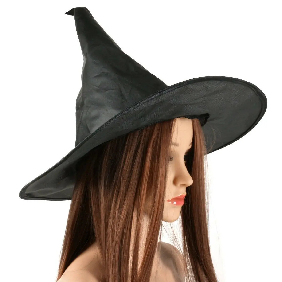 1/4/6Pcs Black Witches Hat Halloween Fancy Dress Costume Kids Adult Wizard Cap Halloween Party Dress Up Decoration Supplies