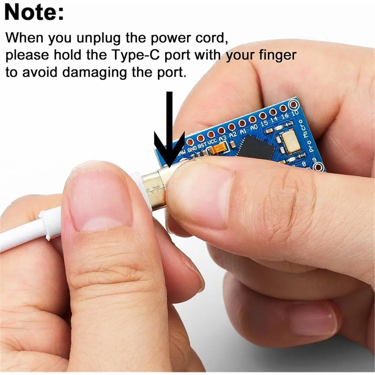 Homegood 3 Pack Pro Micro Board Module Atmega32U4 5V 16MHz USB Programming Development Board Microcontroller, for AR Duino IDE
