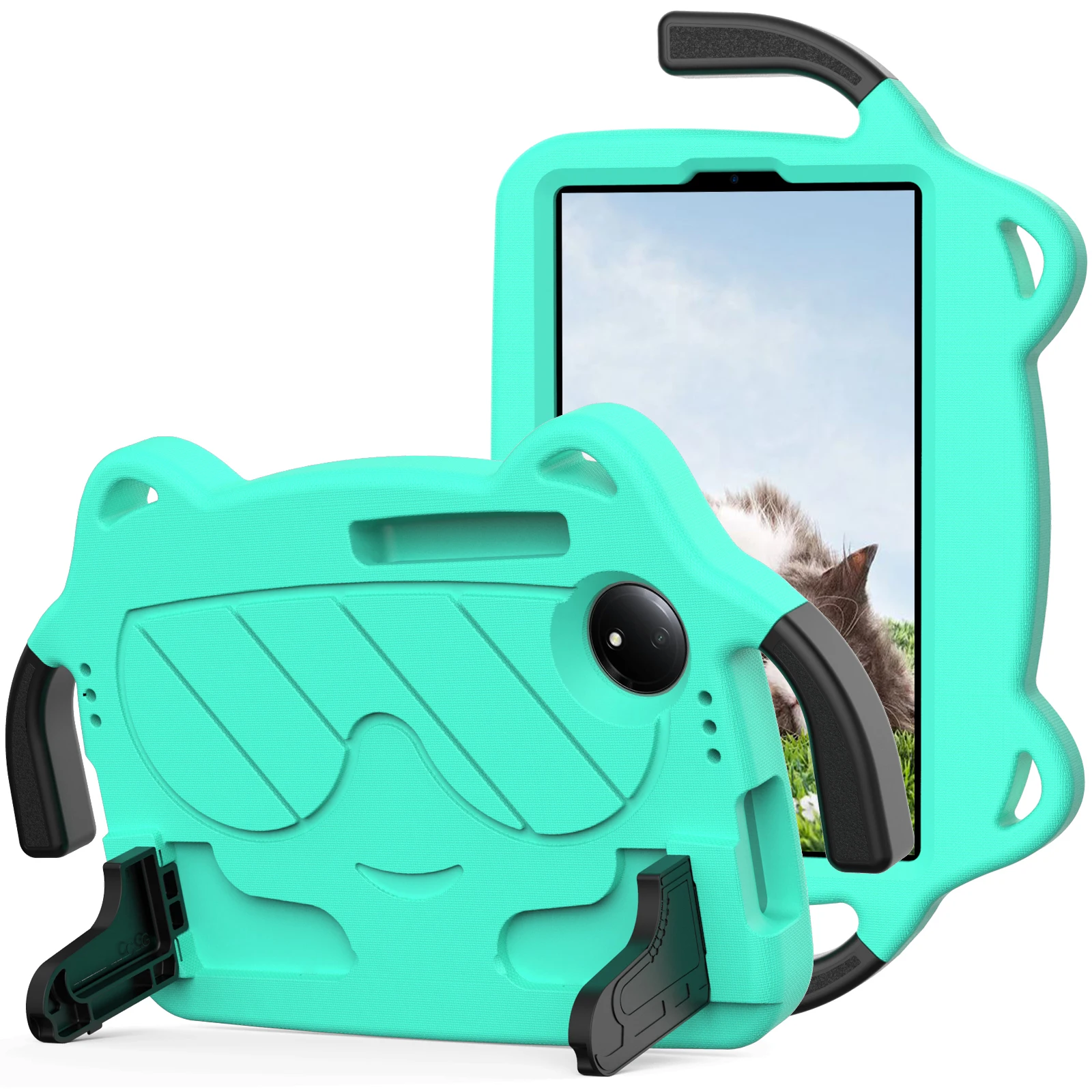 

Чехол-подставка для планшета Xiaomi Redmi Pad SE 8,7, 11-дюймовые чехлы, противоударный чехол с ручкой, милый чехол-подставка для детей, подарок
