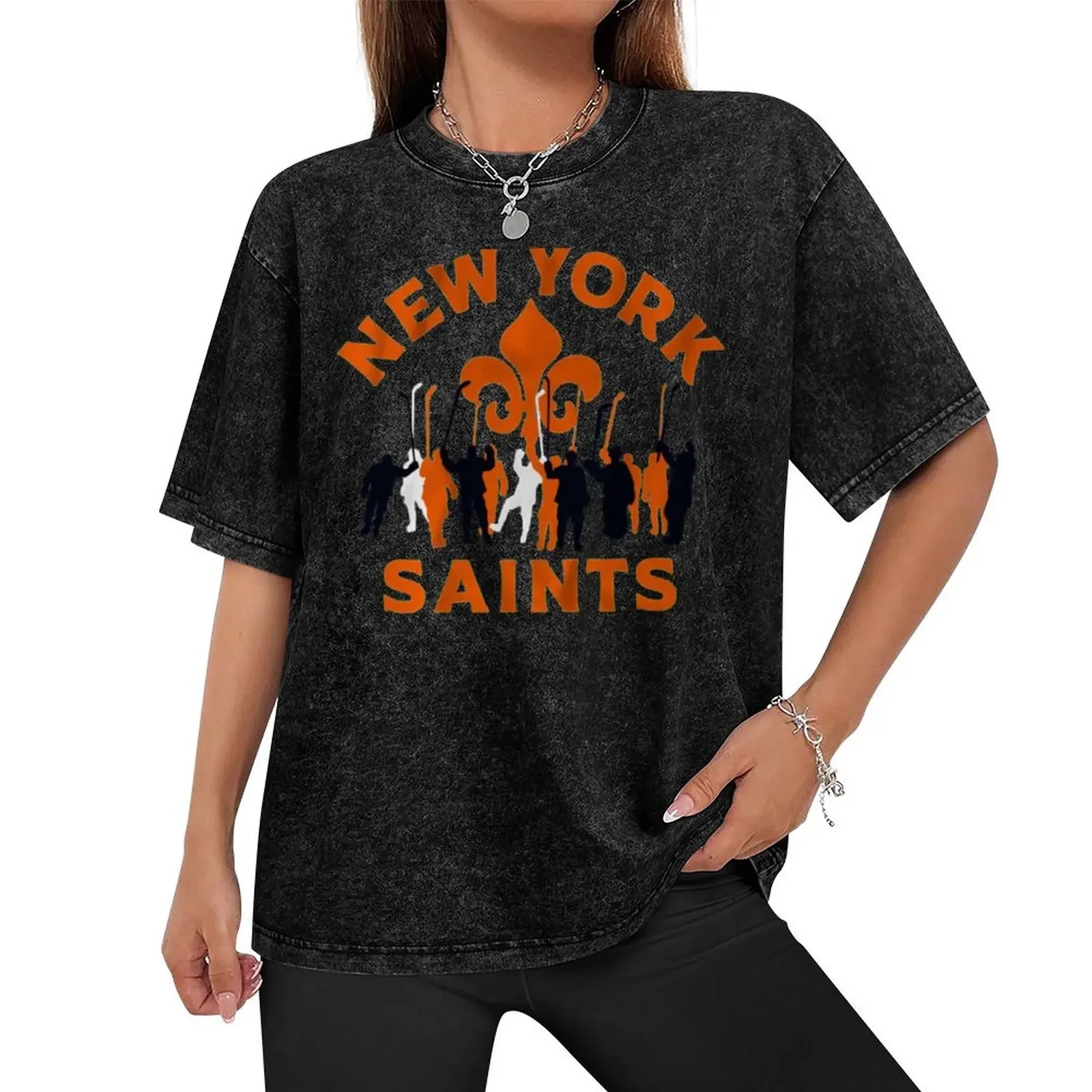 New York Saints - Team T-Shirt vintage baggy shirts vintage graphic tee t shirt men