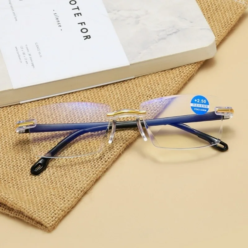 Quadratische klassische Leseglaslinsen +1,0 ~ +4,0 Anti-Strahlungs-Brille für Damen – Detail 1
