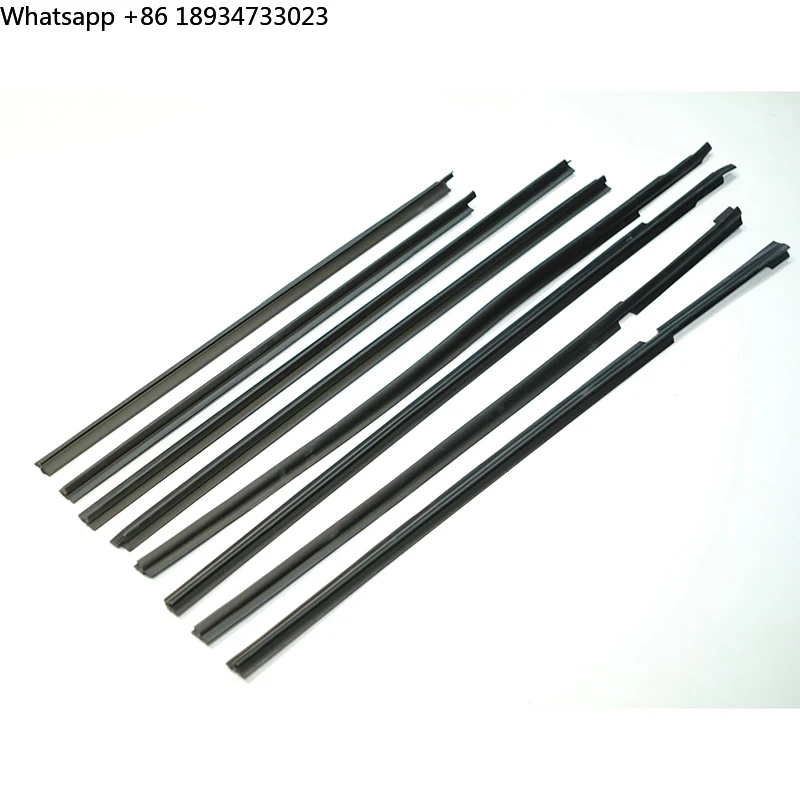 For Nissan Patrol Y60 Rubber Glass Weatherstripping  8-pack for Nissan Safari Glass Weatherstripping Black Rubber