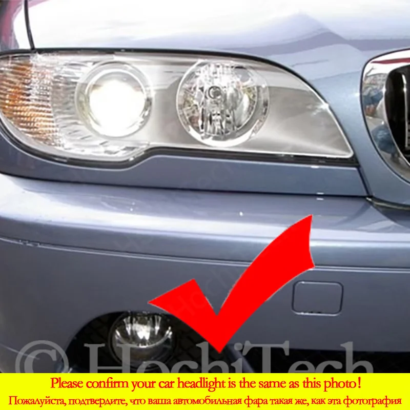 WHITE CCFL  Angel Demon Eyes Kit Light for BMW 3 Series E46 325ci 330ci Convertible Coupe 2004-06 LCI Xenon car accessories