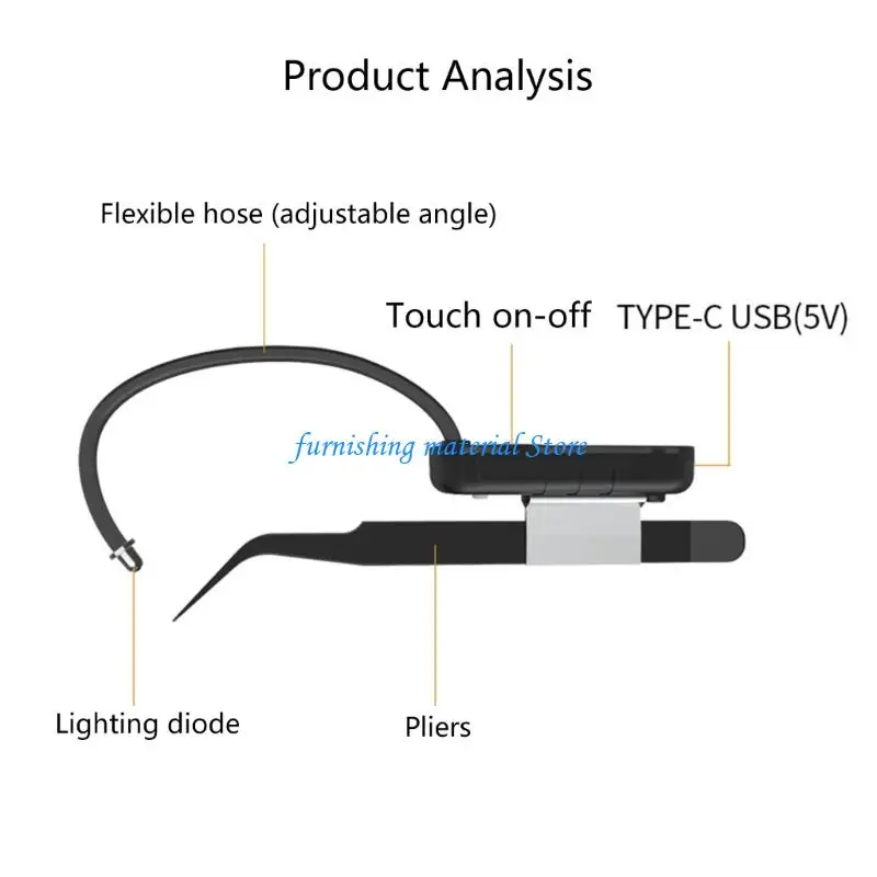 Y5GD ضوء علاج مرن دوران 1 ثانية علاج ملاقط صغيرة أداة الصف صالون