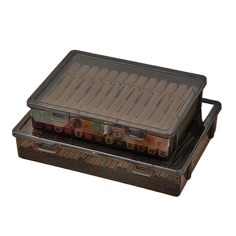 Boîte de rangement de documents A4 – Porte-certificats anti-poussière et résistant à l'humidité pour passeport/certificats de naissance, organisateur de fichiers transparent