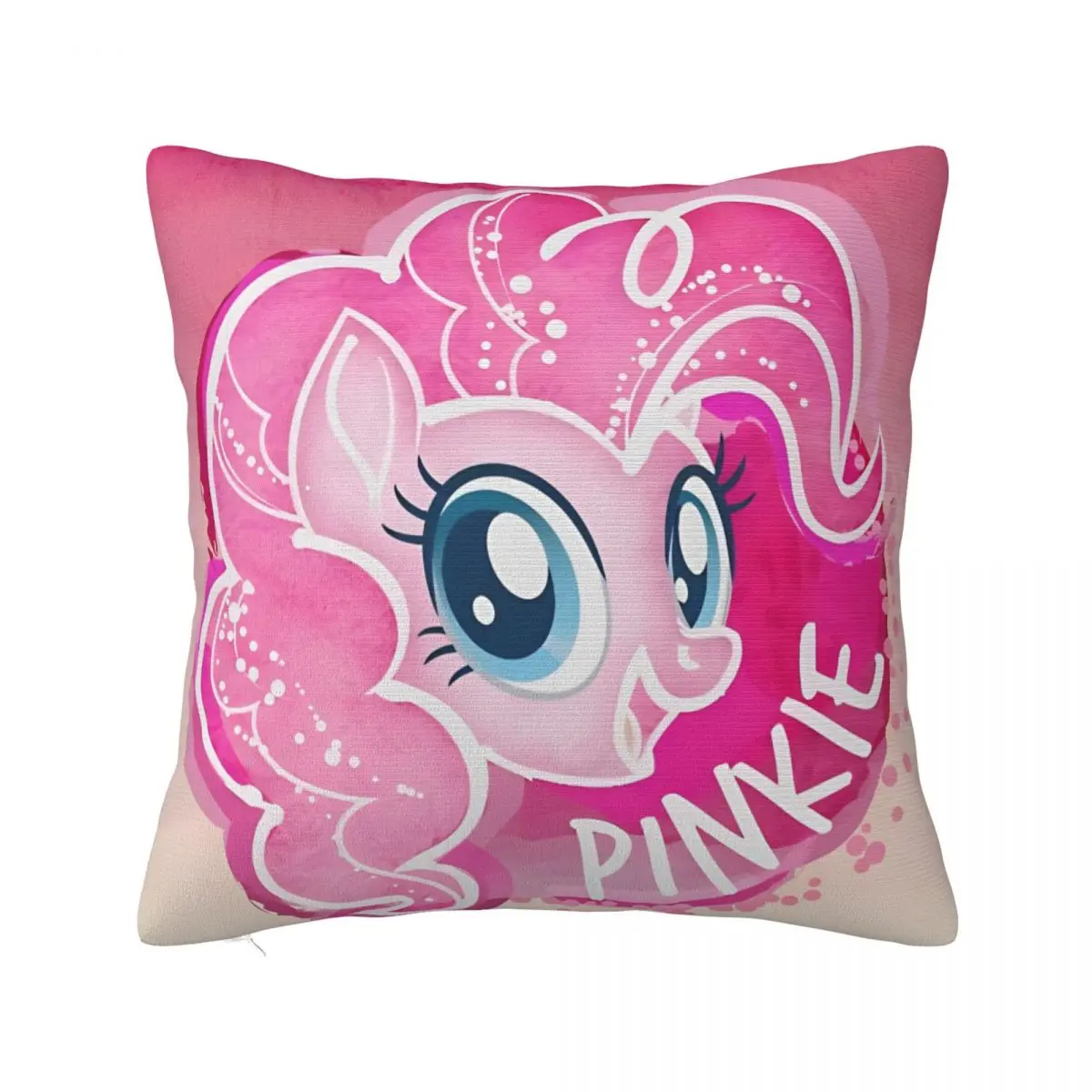 

Pinkie M-My Little PonyS Pillowcase Double-sided Printing Fabric Cushion Cover Decor Pillow Case Cover Bedroom Square 40X40cm