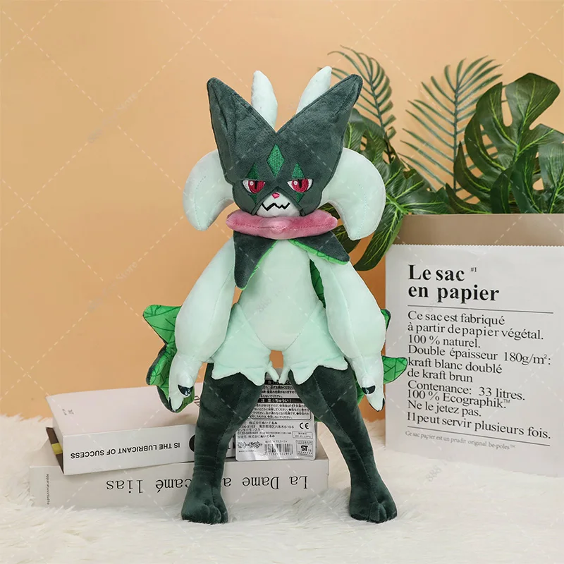 Anime Meowscarada Evolution Line Plush Sprigatito Floragato Soft Cotton Stuffed Doll Anime Collection Toy Birthday Gift for Fans