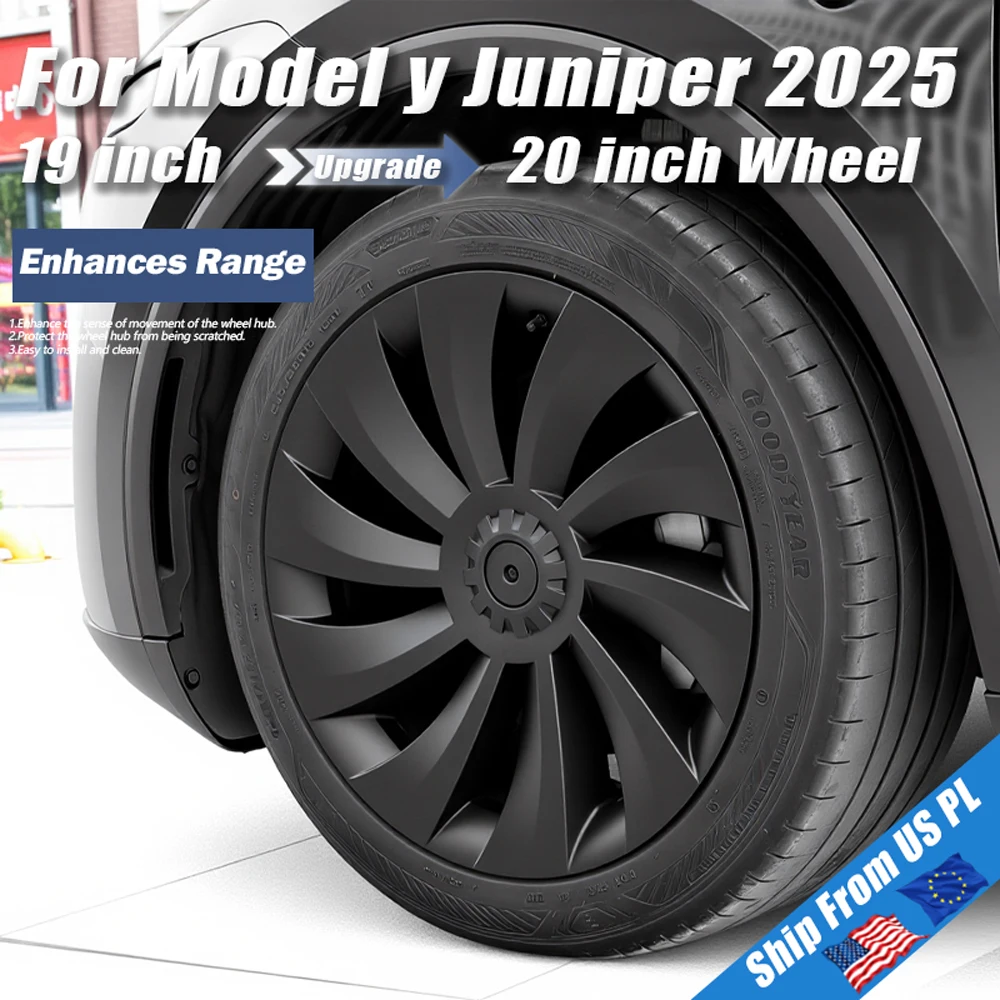 

Wheel Cover For Tesla New Model Y 19 Inch Juniper Tire Hub Cap Performance Replacement Crossflow Full Rims My Accessories 2025