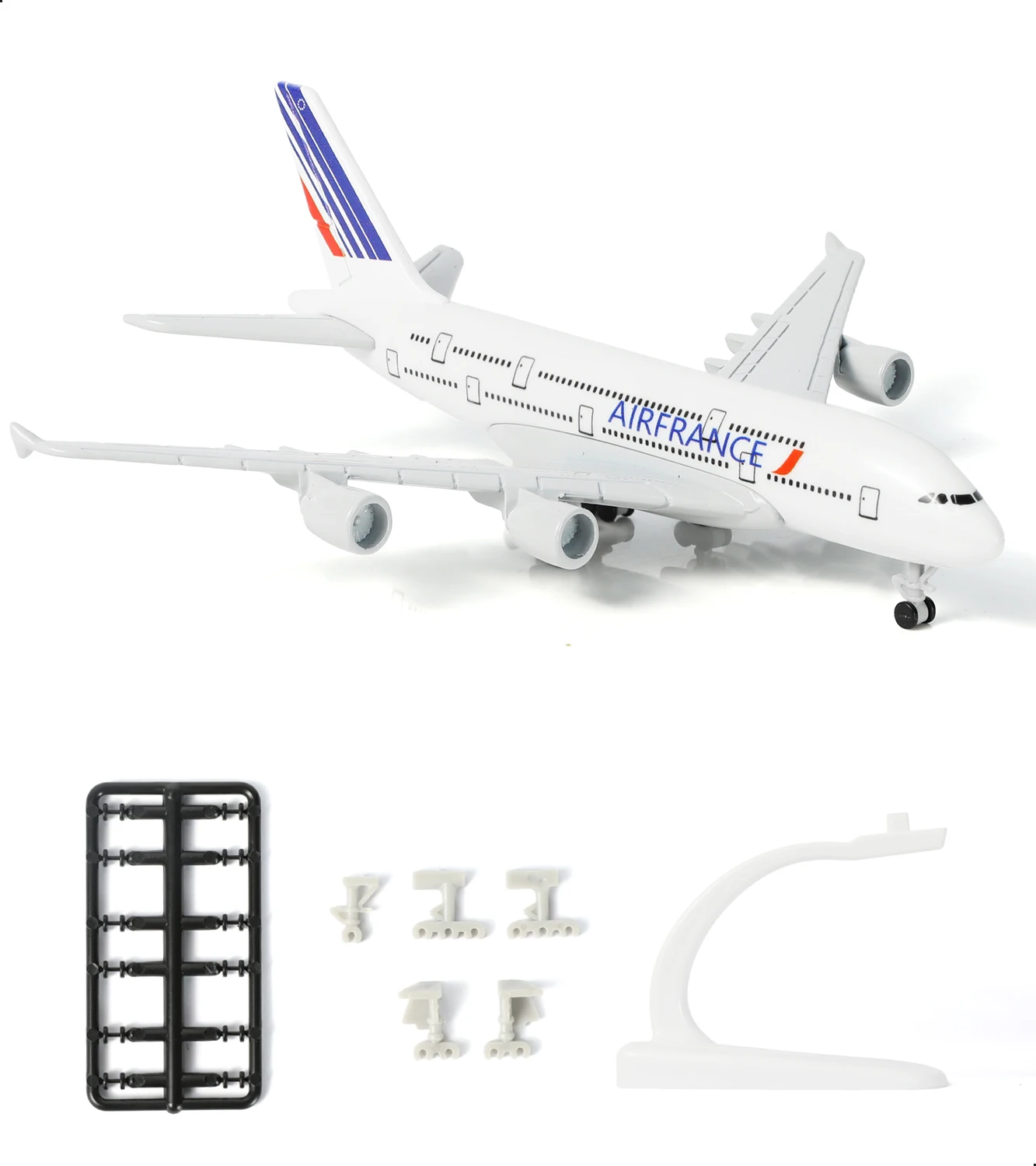 1:400 A380 Aircraft Metal Model Europe France With Wheels & Stand Collectible Decorative Aviation Enthusiast Xmas Bday Gift Men