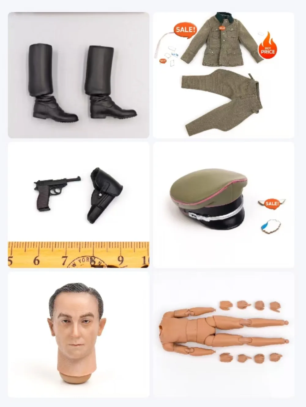 DID XD80027 1/12 スケール アクセサリー モデル 6インチフィギュア用