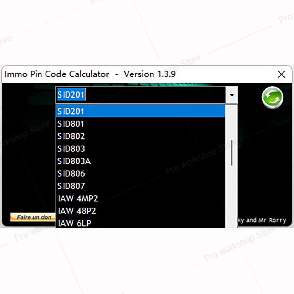 IMMO Pin Code Calculator V1.3.9 Cars software for Psa Opel Fiat Vag Unlocked PIN code on many PSA ecu can be decoded by dumping