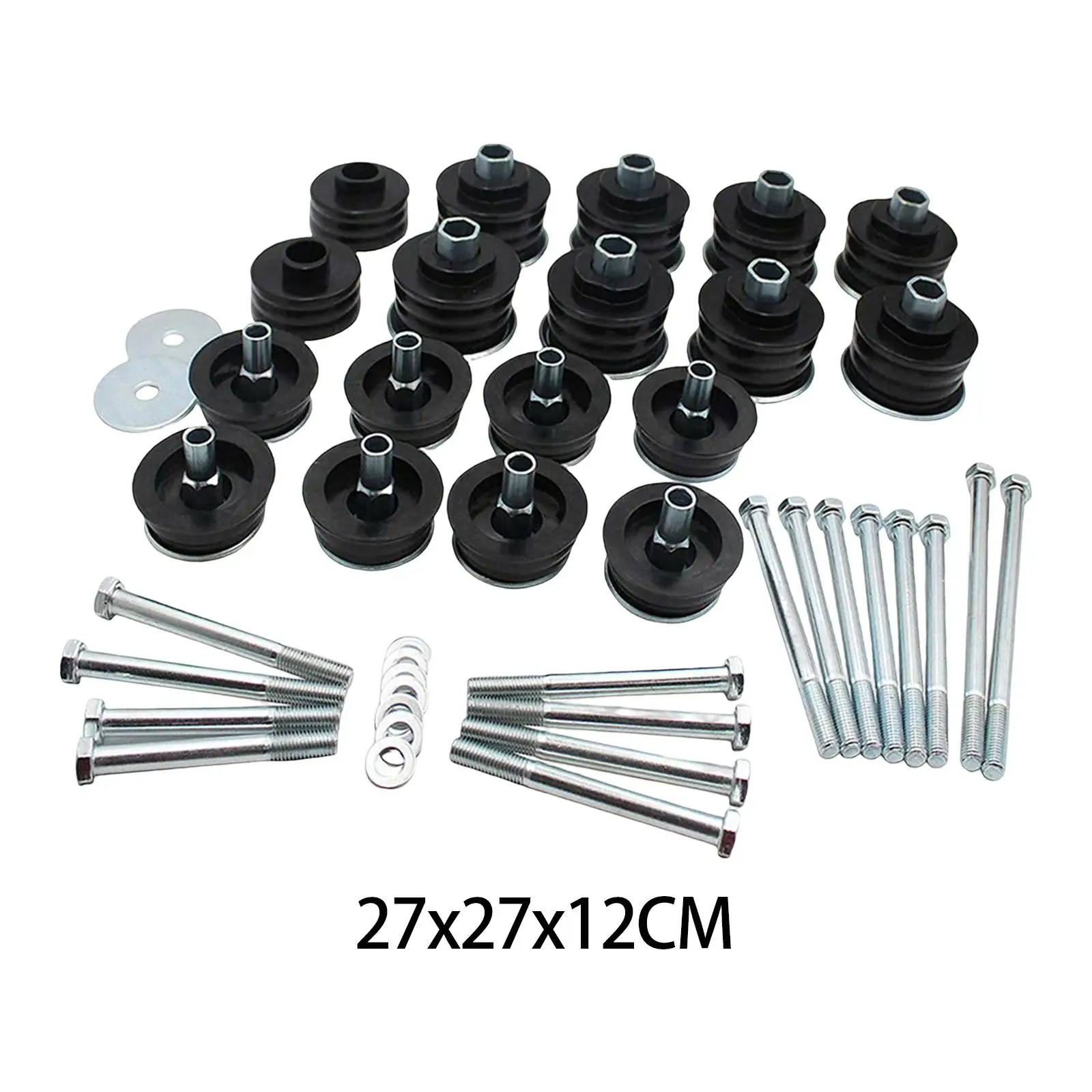 Kit boccole per montaggio cabina carrozzeria, parti di ricambio, Kf04060BK ad alte prestazioni, installazione semplice per F250 F350 Super Duty 2WD 4WD