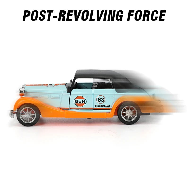 Modelo de coche clásico de aleación 1:36, adornos de coche de juguete para niños, modelo de coche extraíble, juguete para niño, juguete educativo fundido a presión
