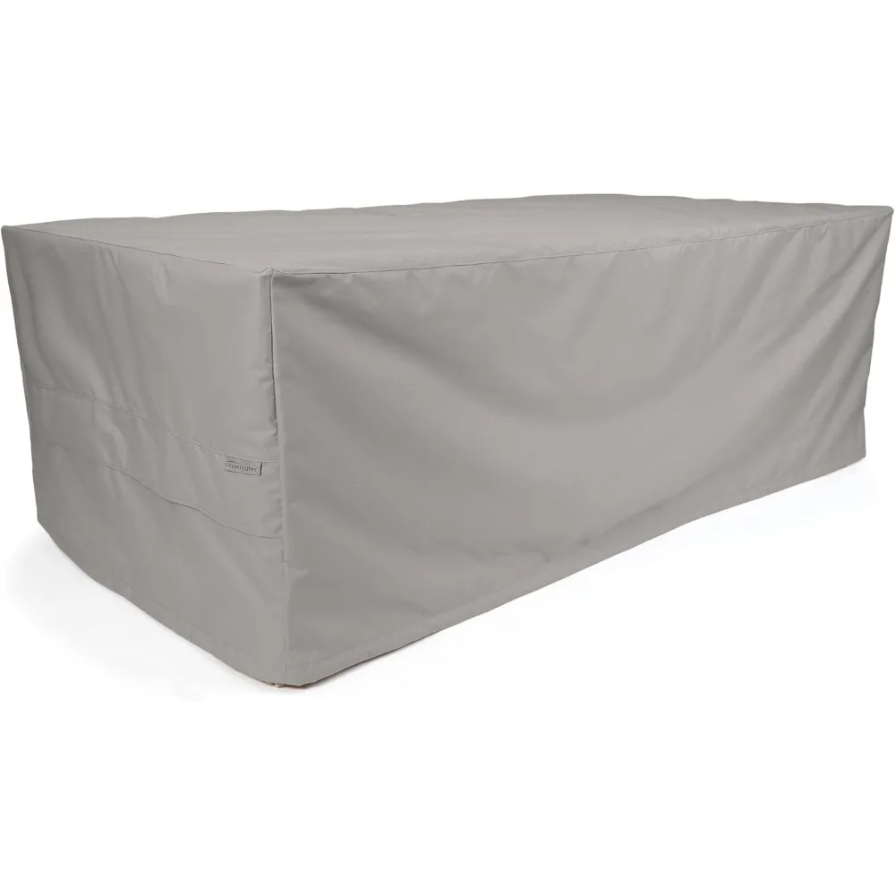 

Прямоугольный чехол для обеденного стола/стула — прочный полиэстер, устойчивый к атмосферным воздействиям, подол на шнурке, чехлы для патио