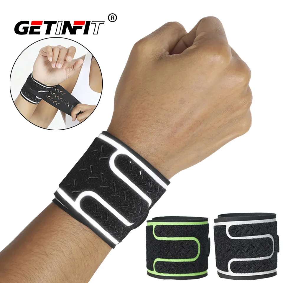 1Pcs Wrist Brace Compression Thin Sports Breathable Adjustable Hand Wrap Support Wristband Basketball Badminton Wrist Women Men