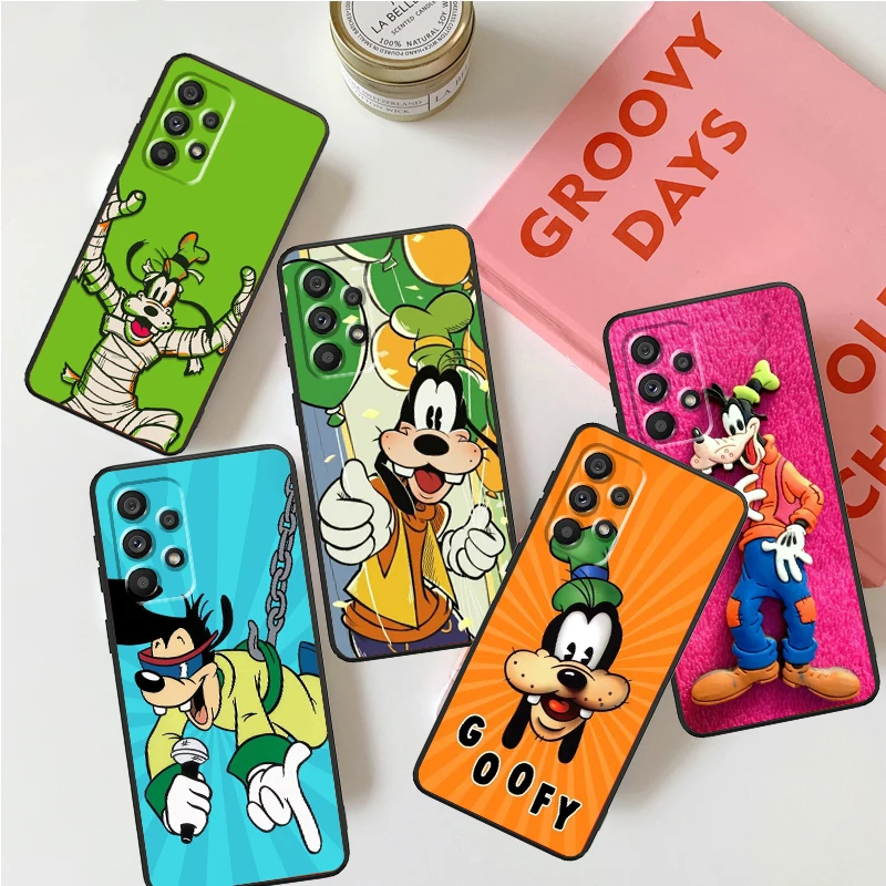 Dippy Dawg Goofy Goof For Samsung Note 20 10 Ultra Plus A31 A14 A12 A70 A34 A25 A04 A05 A15 A24 5G Black Funda Phone Case