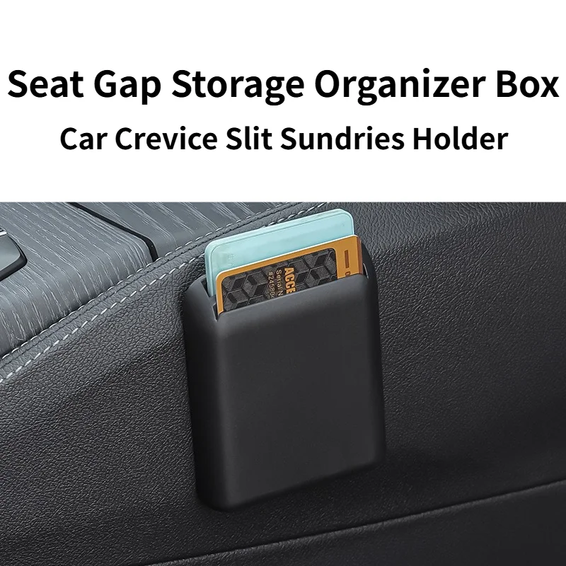 Vehicle Seat Gap Storage Box Crevice Sundries Organizer Car Slit Tidying Interior Space Saving Storage Accessories Parts