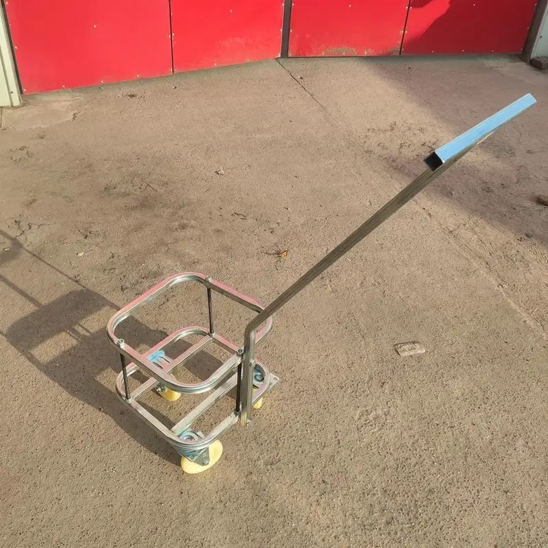Rural household swill factory workshop trolley for the elderly, labor-saving purified water bucket, small pull cart to pour