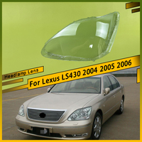 For Lexus LS430 2004 2005 2006 Left/Right Front Headlamp Headlight Lens Cover Transparent Lampshade Clear Car Headlamp Shell