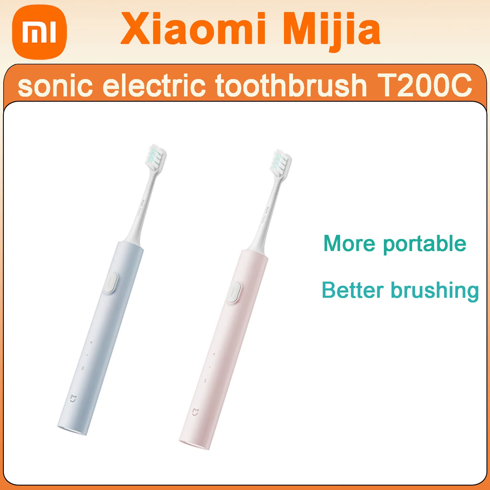 

Оригинальная электрическая зубная щетка Mijia Sonic T200C Elevate для ухода за полостью рта с звуковой мощностью для глубокой нежной очистки, осветления Smi