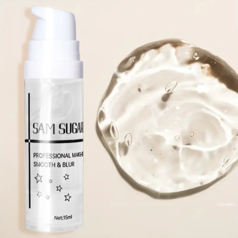 1pc Crystal Primer for Makeup Base Smooth Easy to Apply Non-sticky Moisturizing Brightening Face before Makeup 15ml