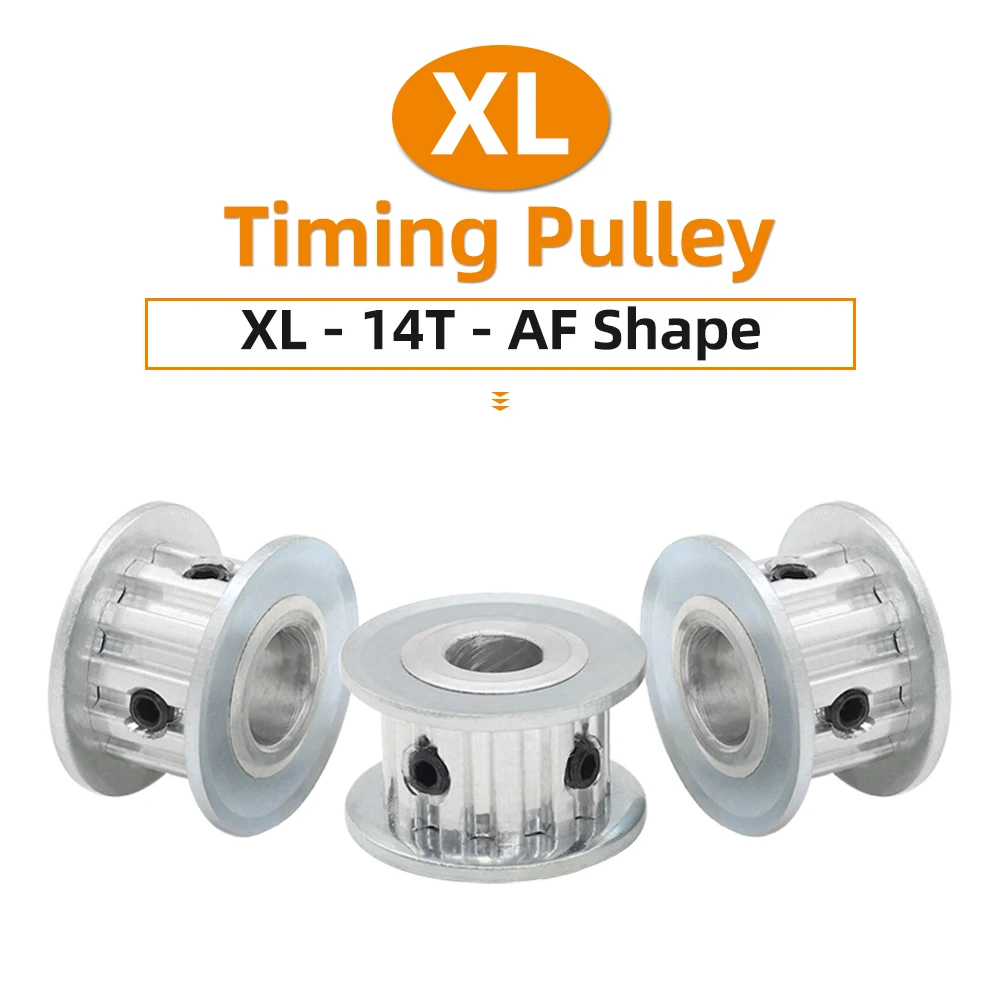 14 Teeth XL Timing Pulley Pitch 5.08 mm Alloy Pulley Bore 4/5/6/6.35/8/10mm Width 10/15 mm Timing Belt 3D Printer Parts XL14T