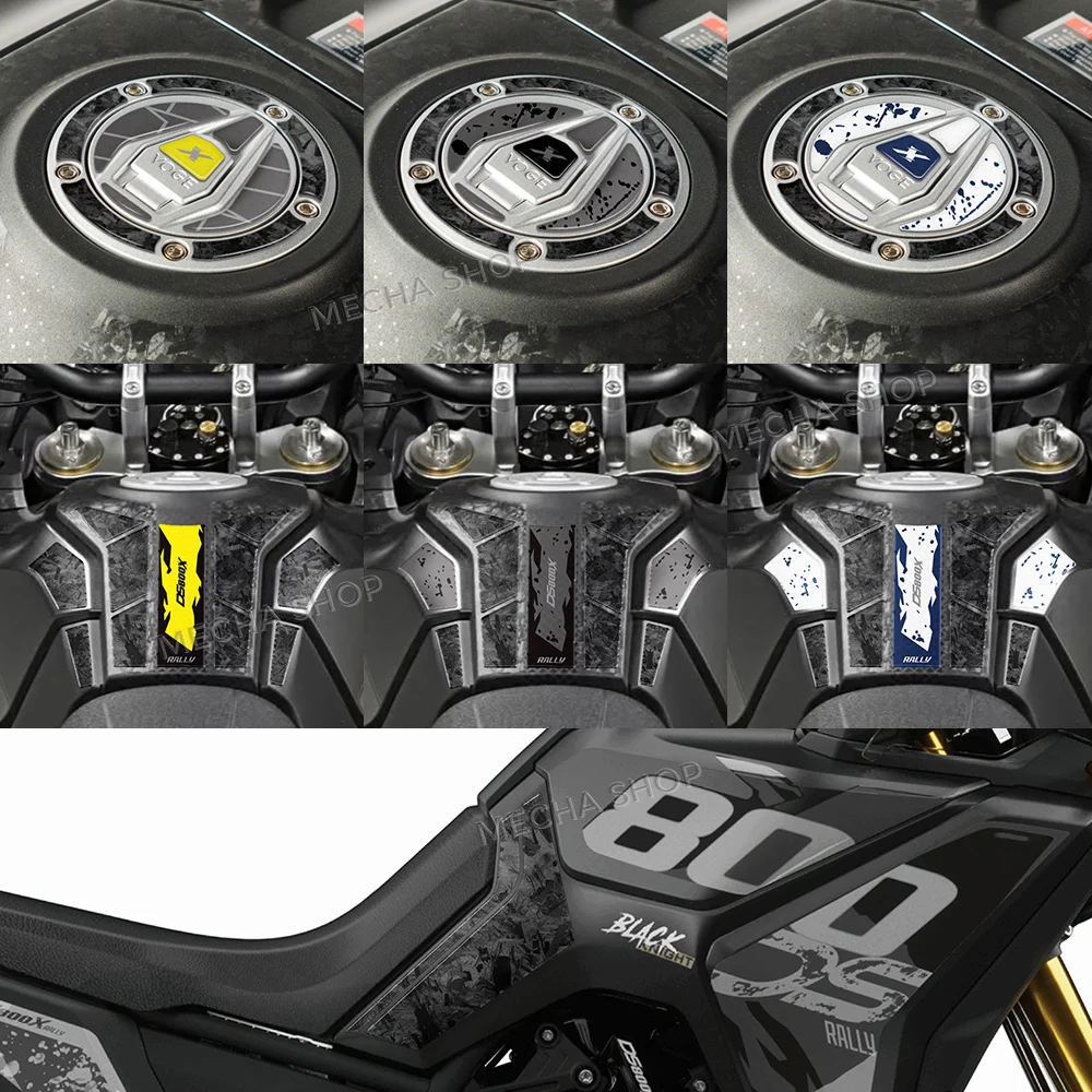 For Voge Valico 800DSX Rally 2025 Fuel Cap Protection Tank Pad Sticker Protection Hand Guard Decal Kit