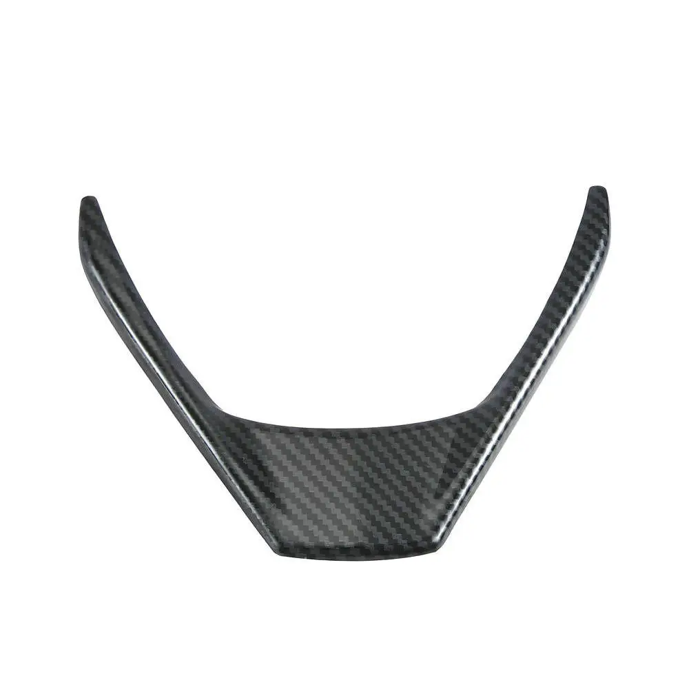 For Toyota Corolla 2014 - 2018 / RAV4 2014 2015 2016 2017 2018 ABS Carbon Fiber Style Car Steering Wheel Panel Cover Trim Frame