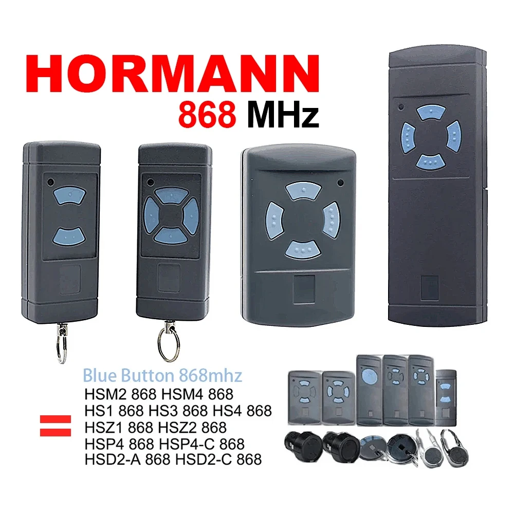 HORMANN Garage Gate Remote Control HORMANN HSM2 HSM4 868 MHZ Handheld Transmitter 868.35mhz