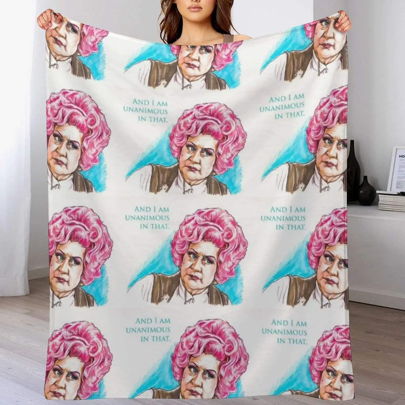 

Mrs. Slocombe - AYBS - And I am Unanimous in That Throw Blanket Bed Hairy Blankets Sofas Of Decoration Picnic Blankets