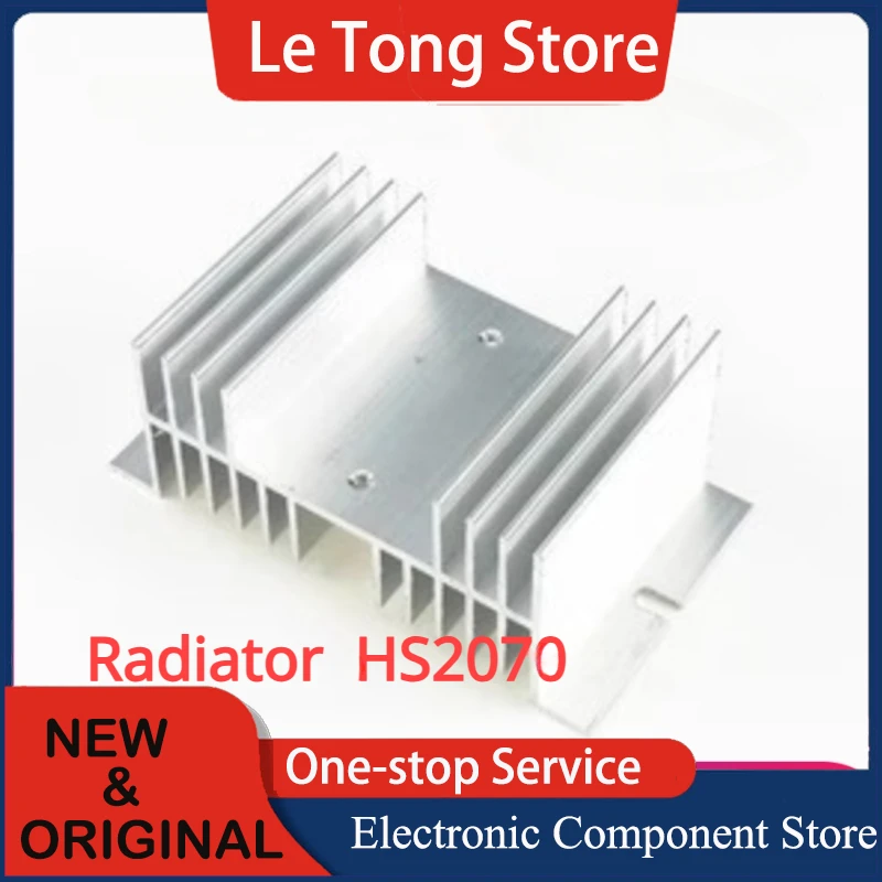 Aluminum Radiator HS2070 W-70  Heat Sink Base for DA AA DD single phase solid state relay SSR 10A 15A 20A 25A 40A