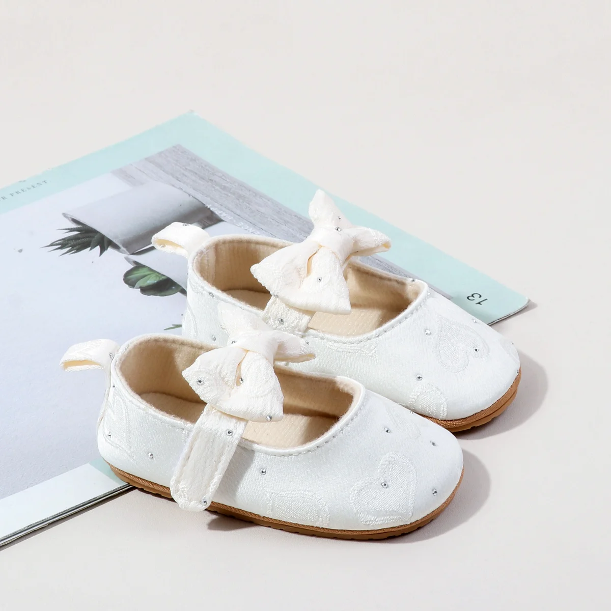 2026 Spring And Autumn Baby Girl's First Walking Princess Shoes For 0-1 Year Old Three Colors High Quality Toddler Shoes