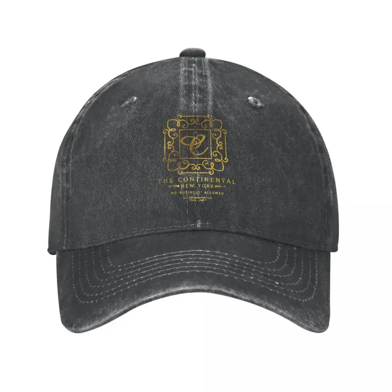 The Continental Hotel Baseball Cap Casual Distressed Washed John Wick Sun Cap Unisex Style Outdoor Workouts Gift Hats Cap