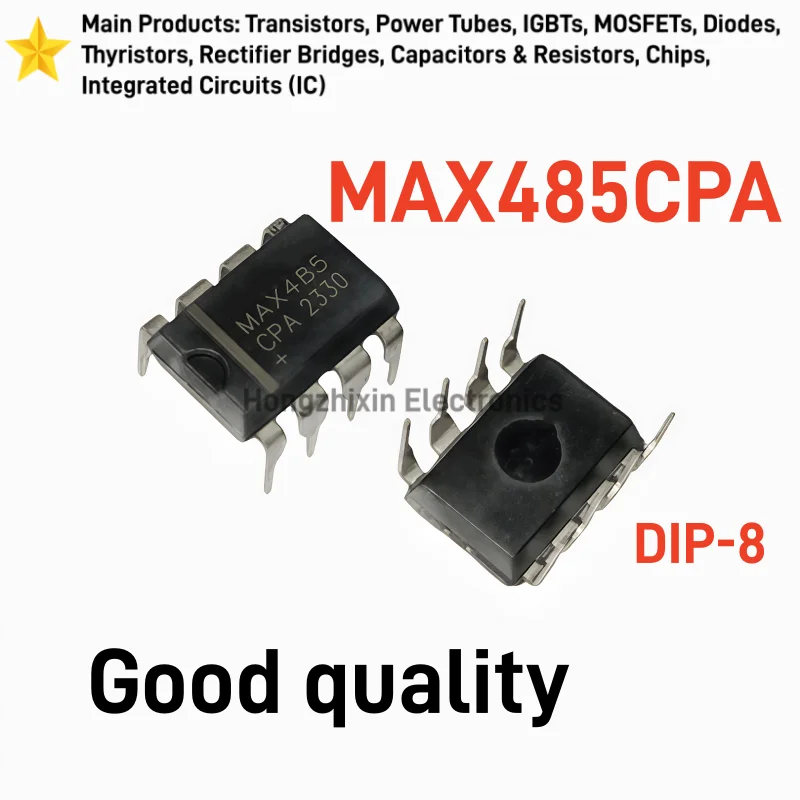 10PCS New MAX485 MAX485CPA MAX485EPA Direct DIP-8 Communication Chip RS485 Transceiver IC