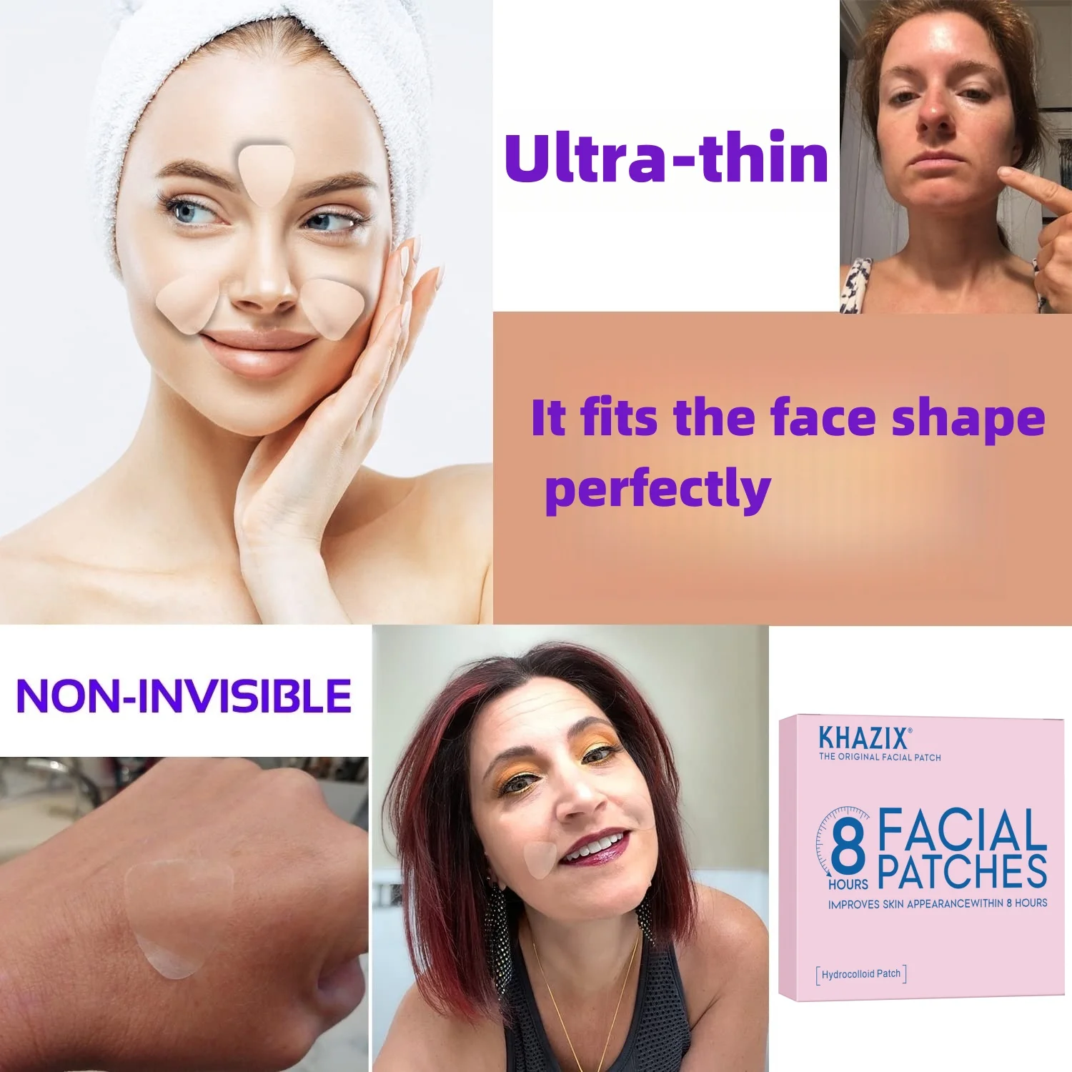 100pcs  Flawless finish  pimple patches for Smoother, Hydrated & Clearer Skin.