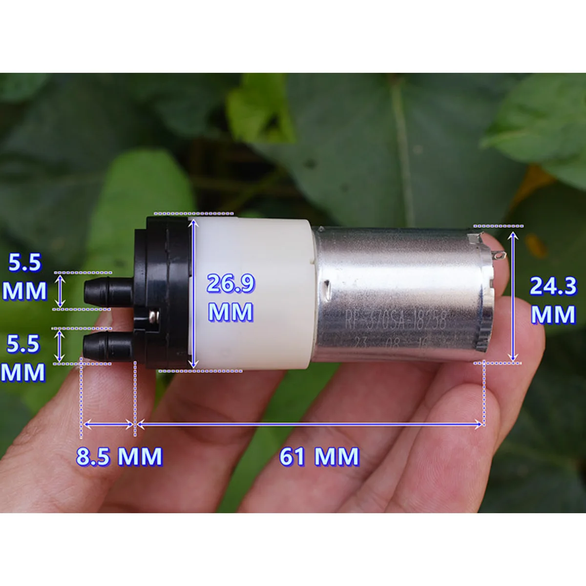 Mini 370  Self-Priming Water Pump DC 12V Diaphragm Large Flow USB Diaphragm Pump Long Life