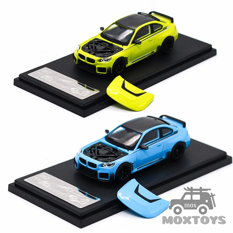 

Fei xiang 1:64 M2 Saint Paul Yellow / Zandford blue Limited599 Diecast Model Car