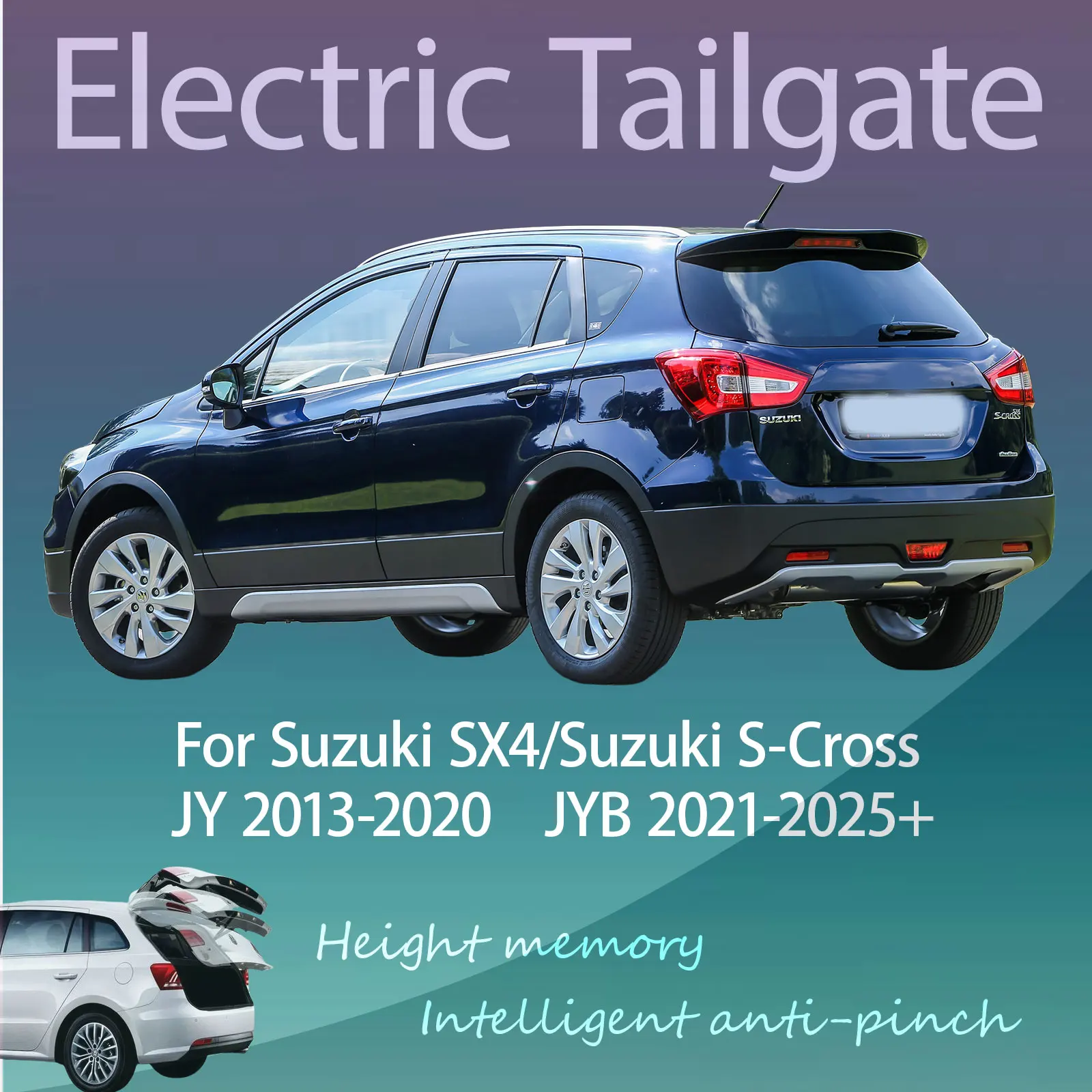 For Suzuki SX4/Suzuki S-Cross JY/JYB 2013-25+ Electric Tailgate with Sensor Trunk Anti-pinch Memory Height Intelligent Operation