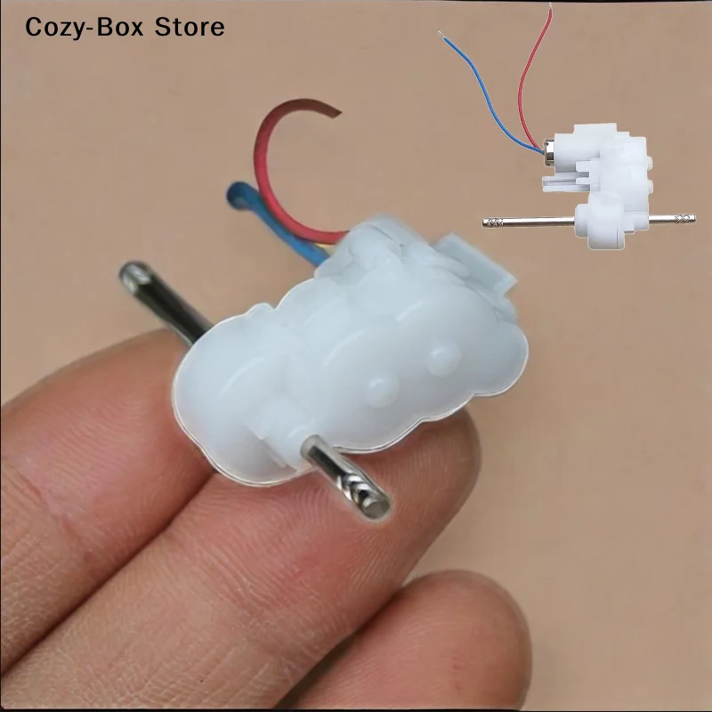 [ZY]1Pcs Mini 614 Coreless Gearbox Reducer Motor DIY Hobby Toy Car DC 3.7V 390RPM Coreless Gear Motor Dual Shaft Micro[ZY]