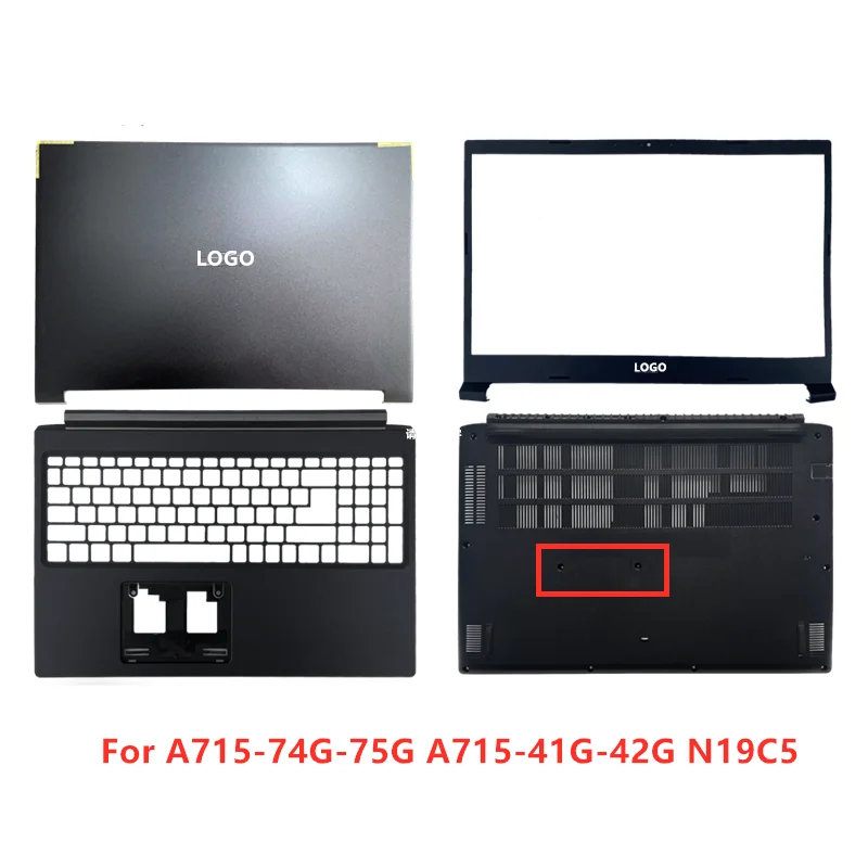 New For ACER A715-74G-75G A715-41G-42G N19C5 Laptop LCD Back Cover/Bezel Front Frame/Palmrest