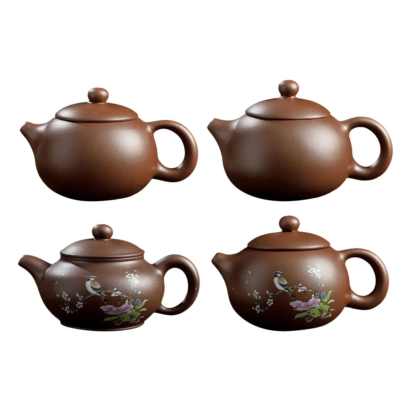 Traditional Zisha Teapot Decoration Collectibles with Ball Filter Tea Kettle