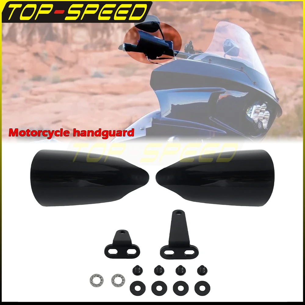 Motorcycle Handguards Protector Hand Shield Cover For Harley Touring Road King FLHRXS FLHTK FLHTKSE FLTRX FLTRXS FLTRK 2021-2025