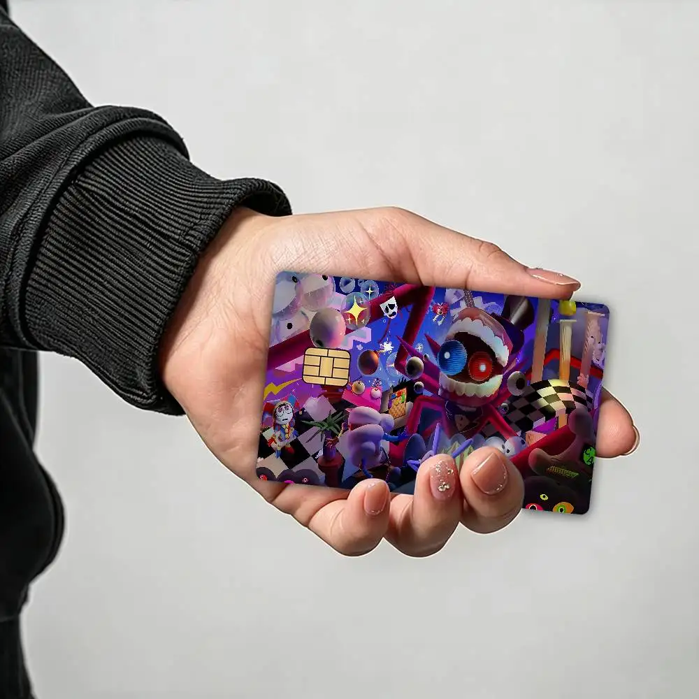 The Amazing D-Digital C-Circus Laser Reflective Bank Card Stickers Cute Stylish Daily Decoration Gift