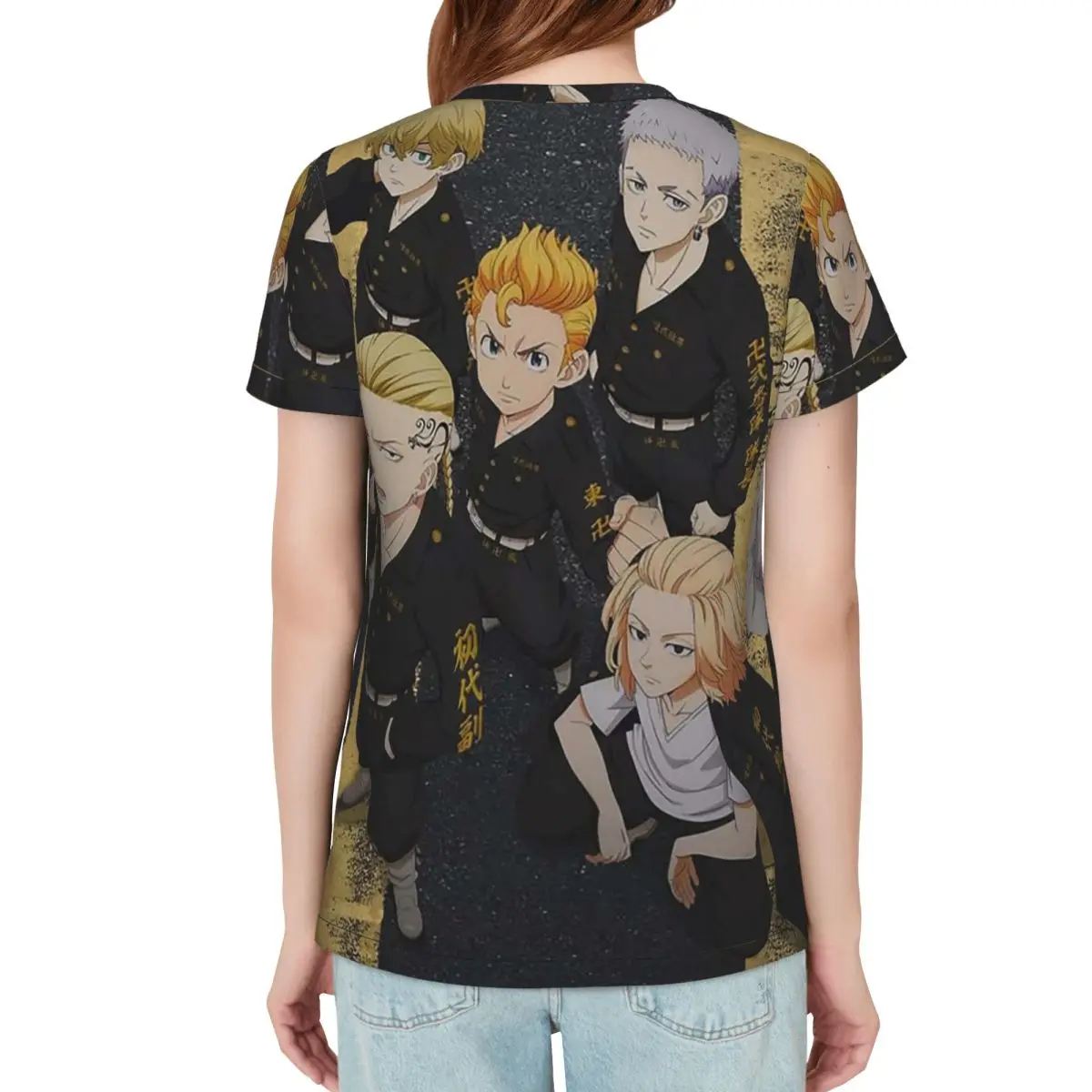 Tokyo Revengers T-Shirt Women Short Sleeve T Shirts Round Neck Clothes Cotton Summer Tees Streetwear