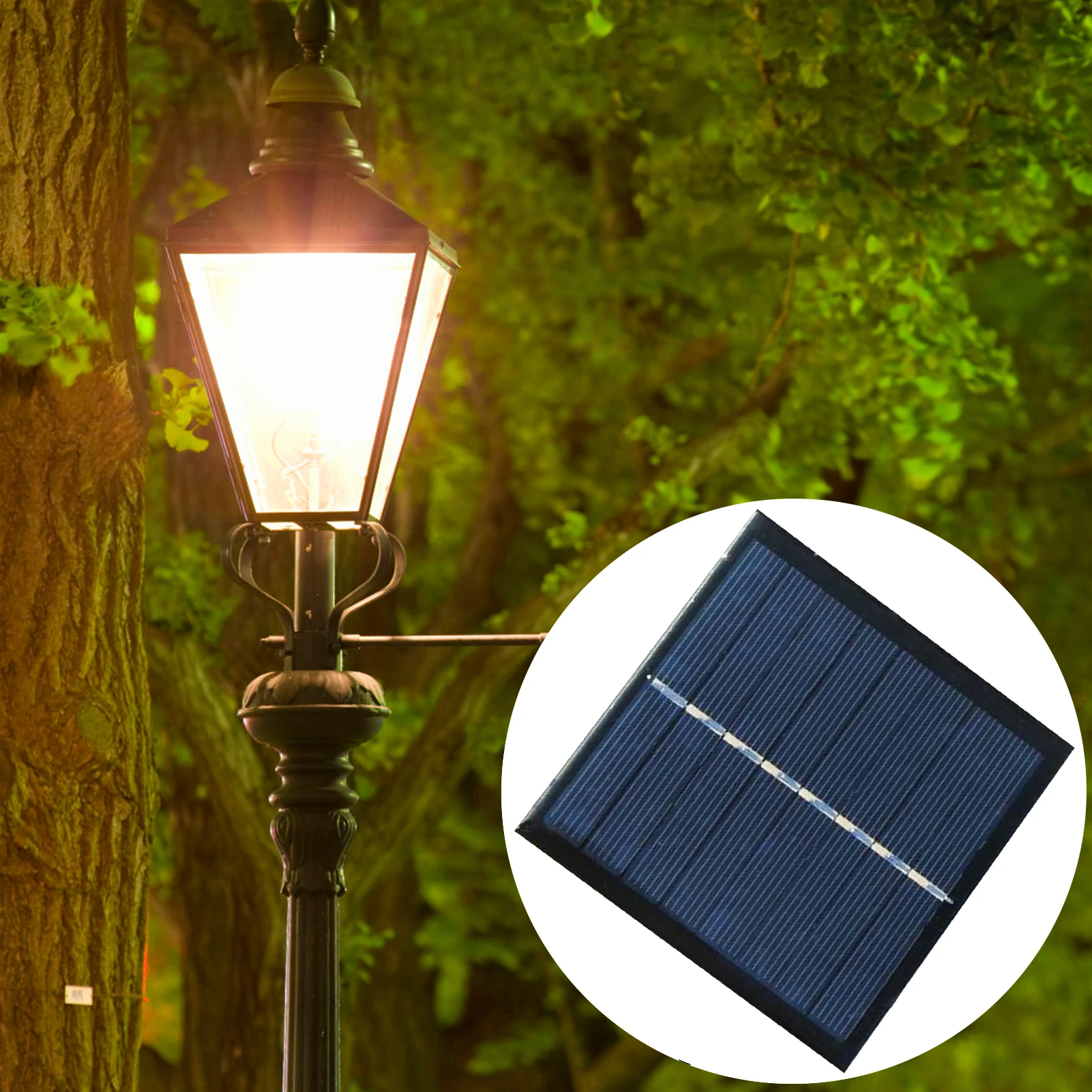 1W 4V Polysilicon Solar Panel High Efficiency and Good Reliability for Batteries Outdoor Lighting Power