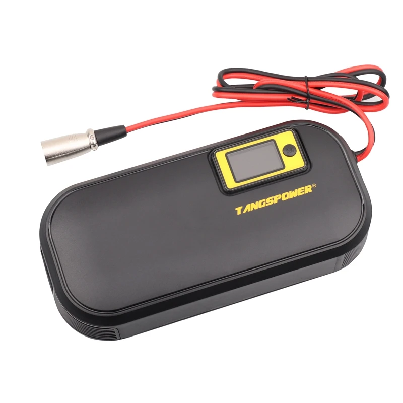 58.8V 10A Lithium Battery Charger For 14Series 52V Li-ion Battery Pack With LCD Display Adjustable Current 672Watts Fast Charger