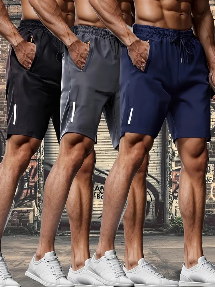 

3-PACK Summer Sports Shorts Men New Comfortable Elastic Waist Clothing Male Breathable Short Soft Trousers Plus size