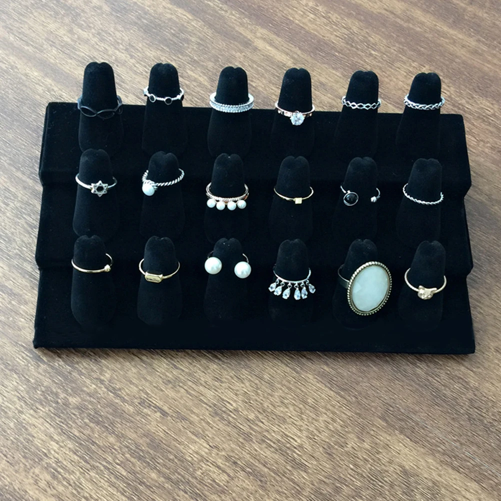 

Stand Jewelry Holder Finger Ring Rack Ring Display Shop Jewelry Display Holder For Shop Elegant Organizer