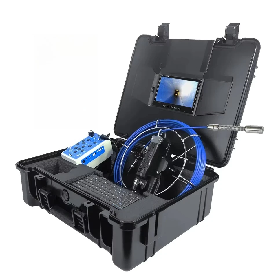 512hz Locator 7 Inch HD Monitor 23MM CCTV Camera 20mm Drain Sewer Pipeline Inspection Used for Pipe Inspection CMOS Sensor