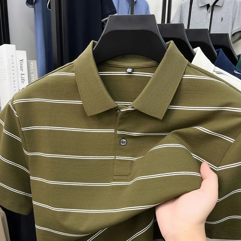 Thumbnail 2 - #18 Trending Mens Classic Striped T-Shirts Right Now